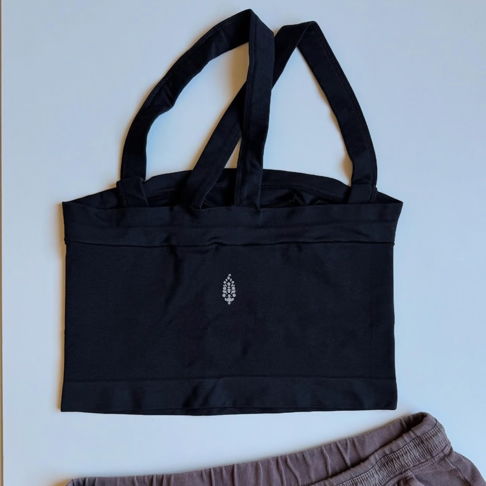 Free People movement black stretchy tank